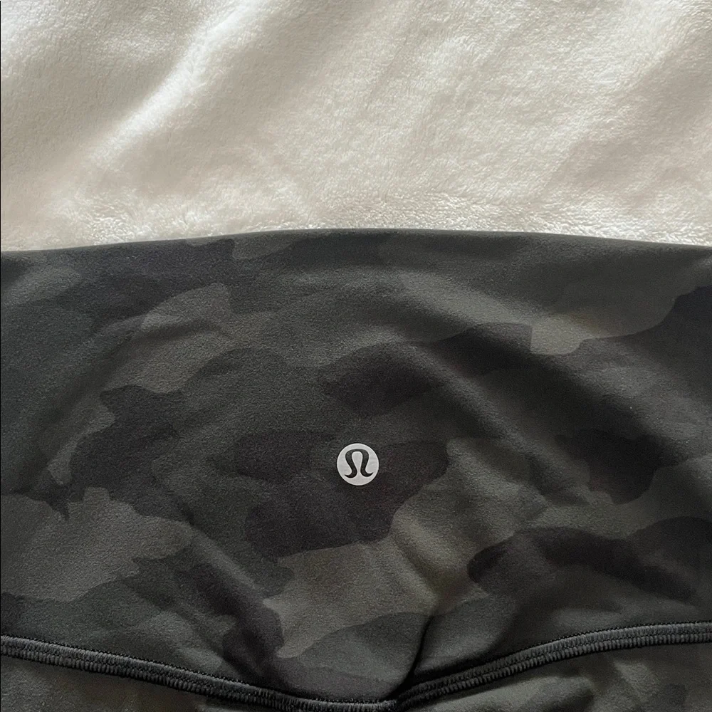 lululemon athletica Black Camo Leggings